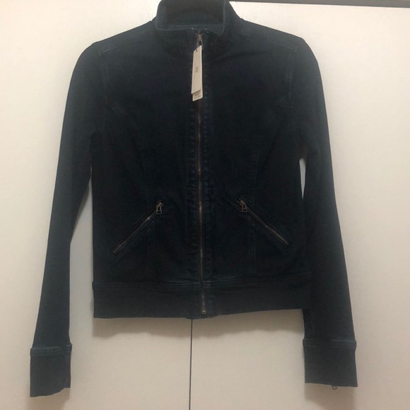 NWT $255 AG Adriano Goldschmied Cori Denim Jacket in Saga - XS! - Picture 2 of 5